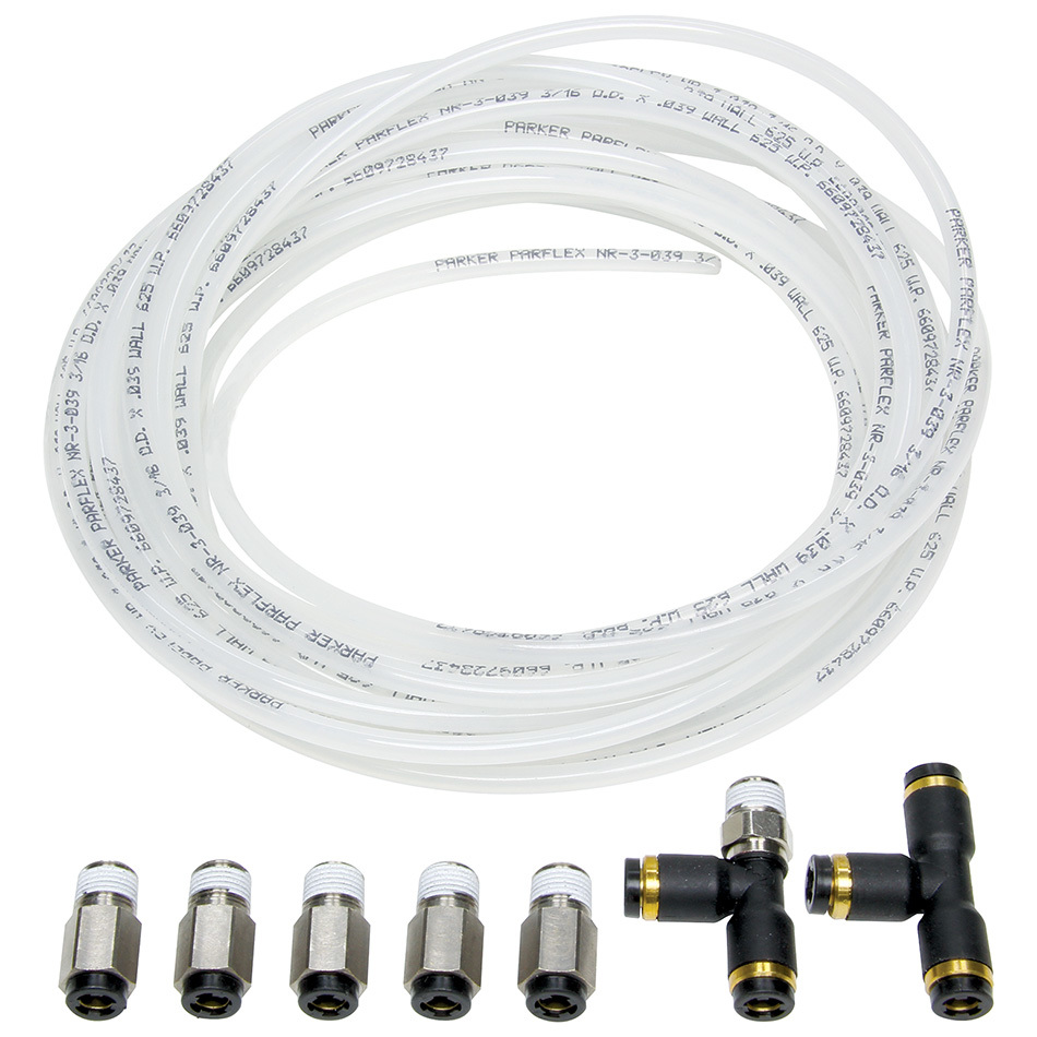 [ALL48018] Allstar Performance - Nylon Brake Line Kit For Use W/O Gauges