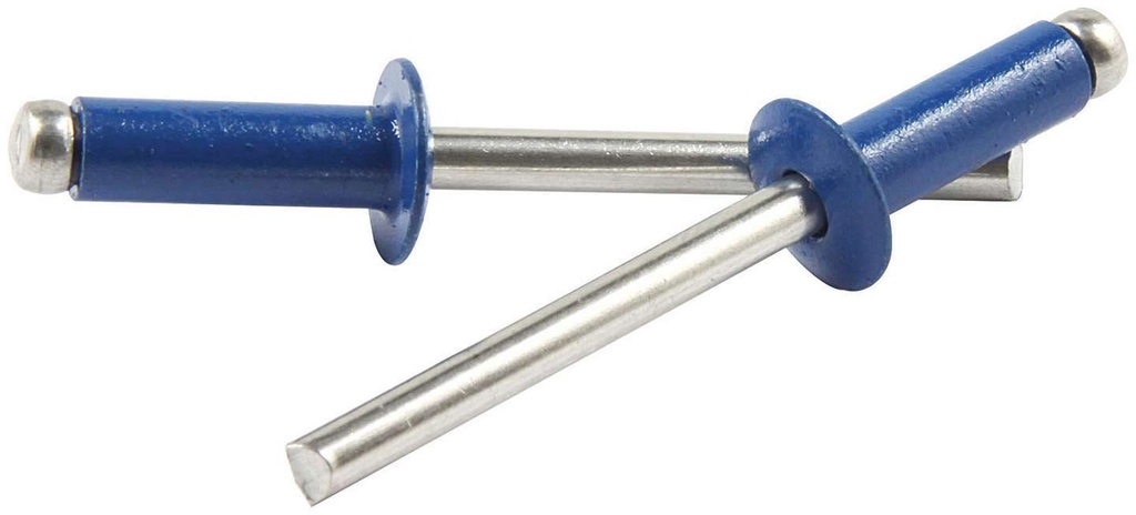 Allstar Performance - Sm Hd Rivet Blue Alum 250pk Chevron