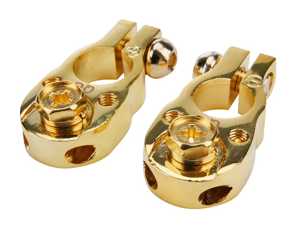 [ALL76120] Allstar Performance - Gold Top Post Terminal 1pr
