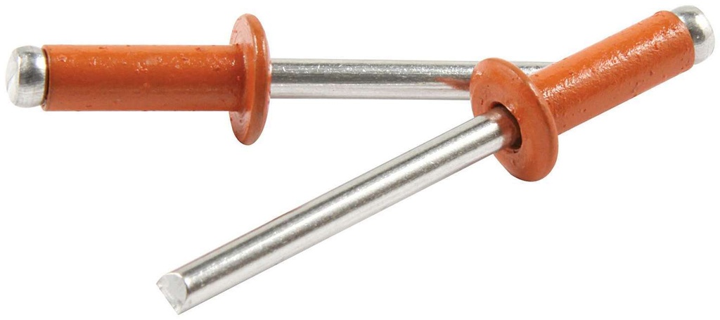 Allstar Performance - Sm Hd Rivet Orange Alum 250pk