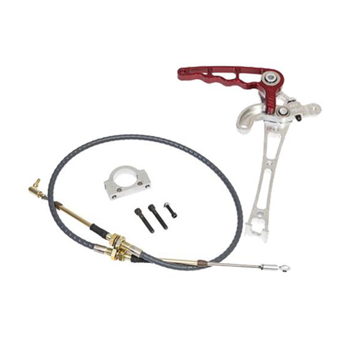 Strato Shifter Assembly - Aluminum - Red Anodized
