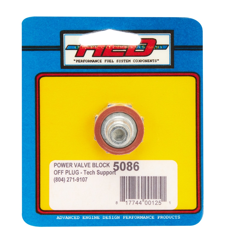 AED - Power Valve Block-Off Plug