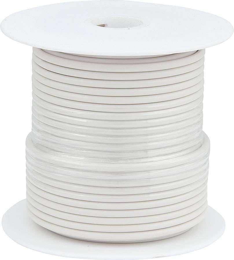 [ALL76552] Allstar Performance - 14 AWG White Primary Wire 100ft