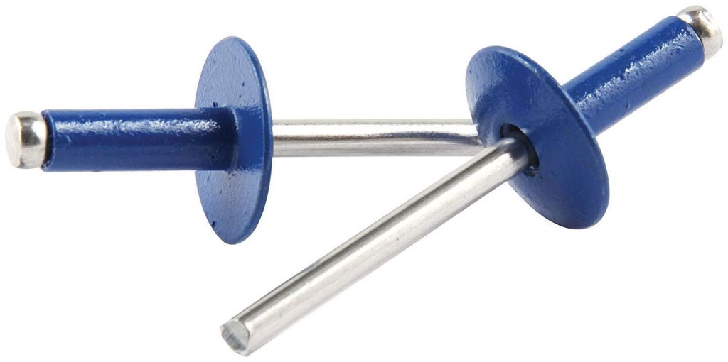 Allstar Performance - Lg Hd Rivet Blue Alum 250pk Chevron