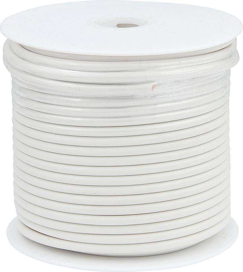[ALL76567] Allstar Performance - 12 Awg White Primary Wire 100ft