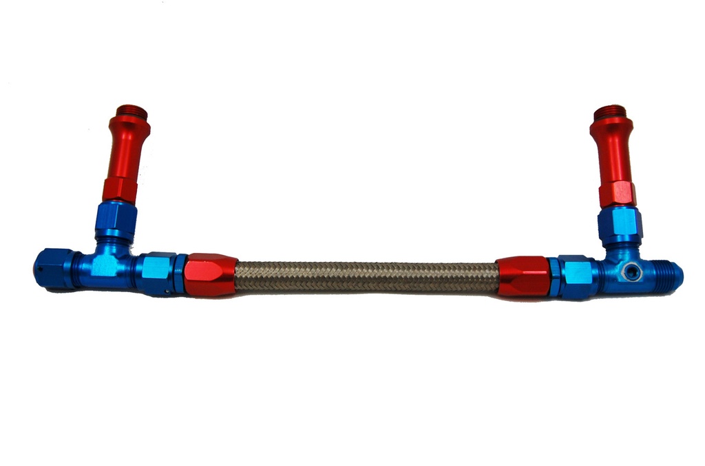 AED - Braided Fuel Line Kit - #8 Holley Carb.
