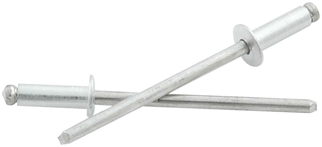 Allstar Performance - 1/8in Alum Rivet Silver 25Pk 1/8in-1/4in