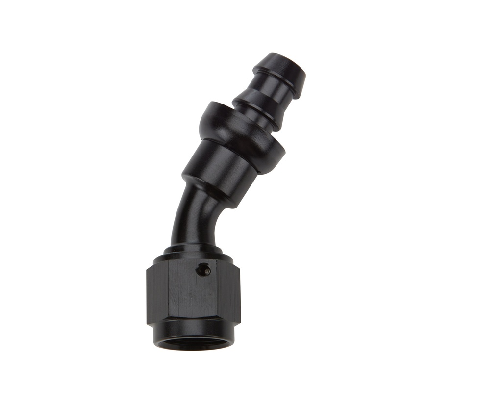 Allstar Performance - Pushlock Hose End Black 30 Deg Elbow -6