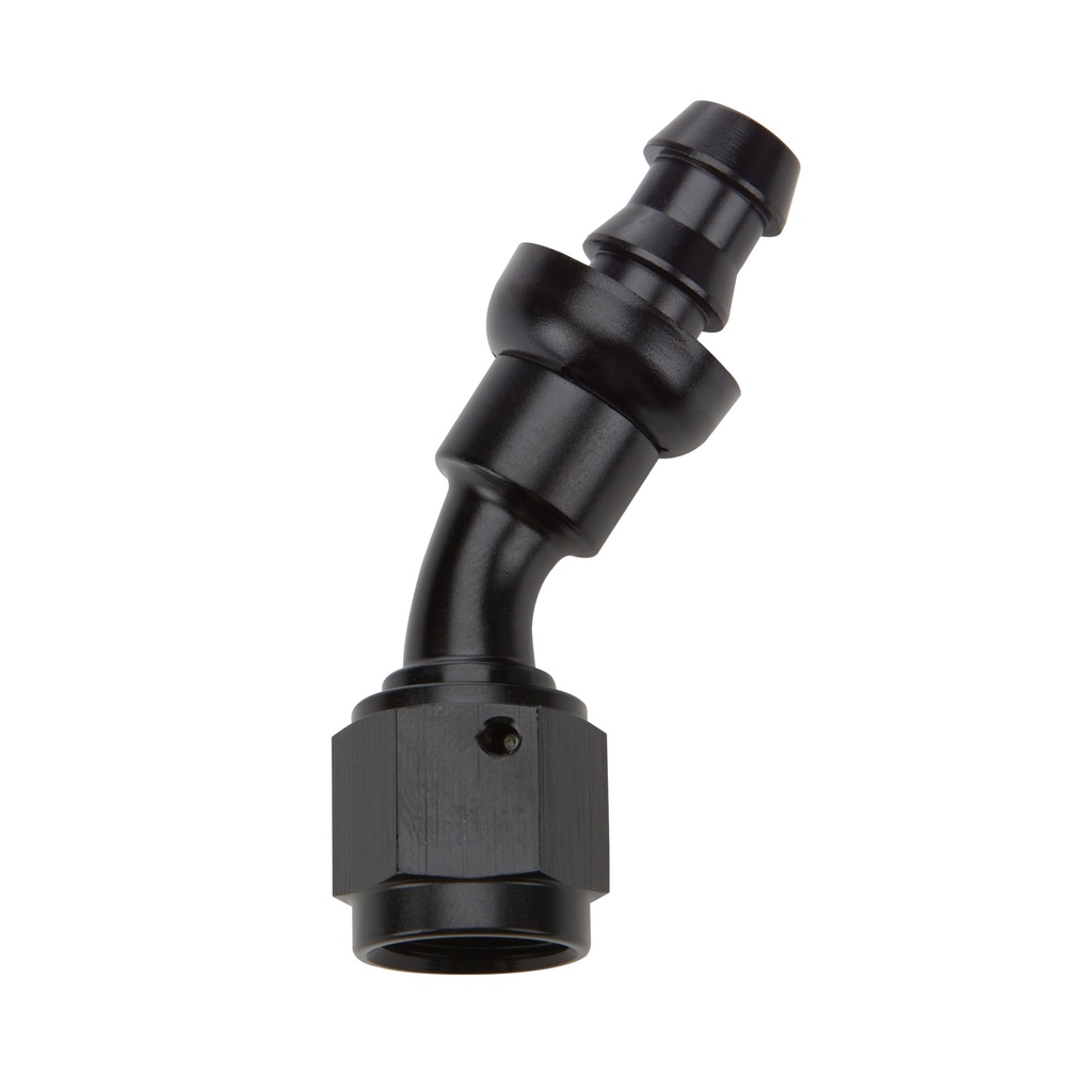 [ALL49425] Allstar Performance - Pushlock Hose End Black 30 Deg Elbow -12