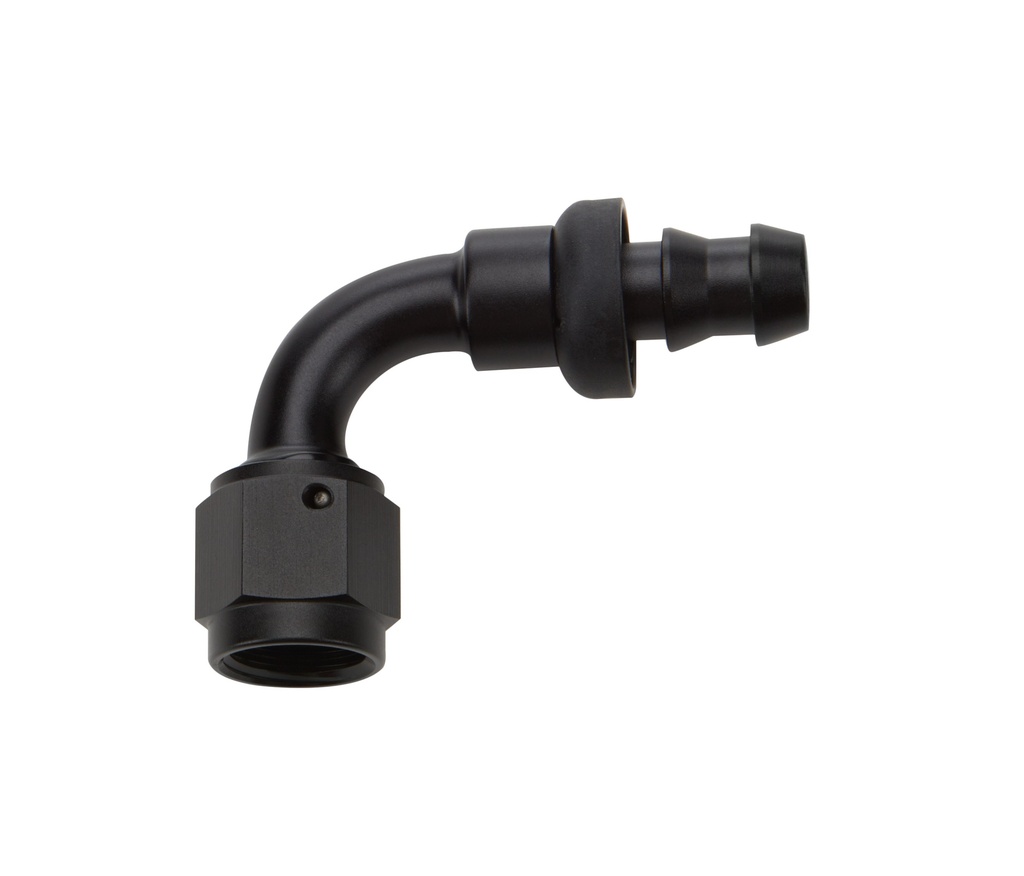 Allstar Performance - Pushlock Hose End Black 90 Deg Elbow -6