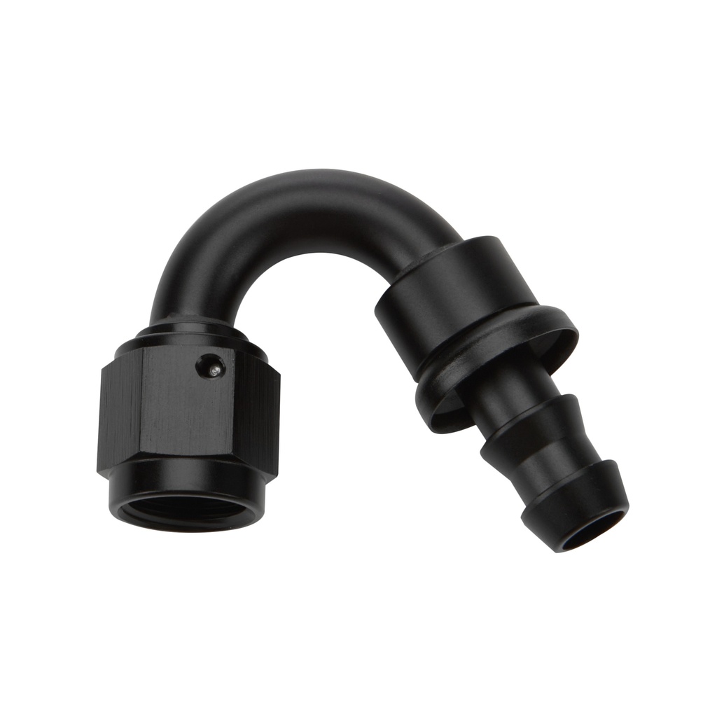 Allstar Performance - Pushlock Hose End Black 150 Deg Elbow -16