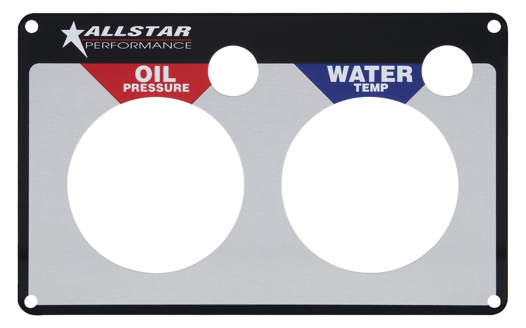 Allstar Performance - Repl 2 Gauge Panel OP/WT