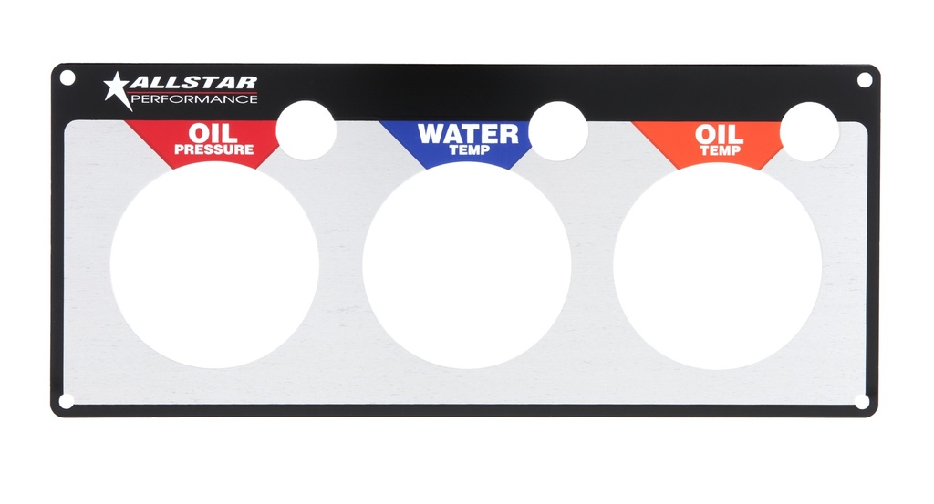 Allstar Performance - Repl 3 Gauge Panel OP/WT/OT