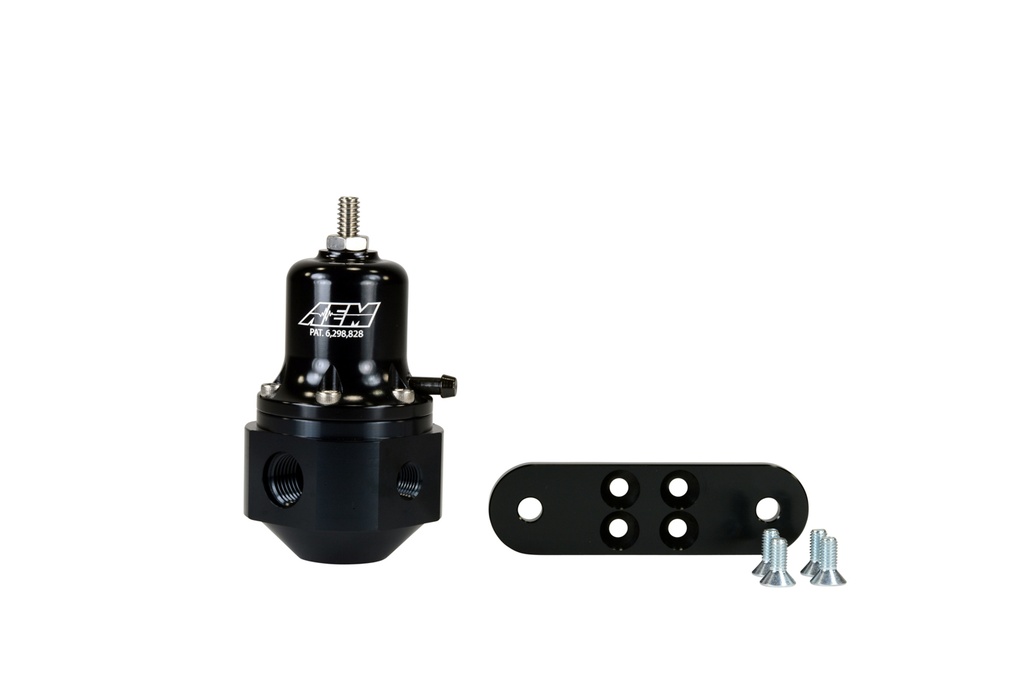 Aem Electronics - Universal Adjustable Fuel Pressure Regulator Black