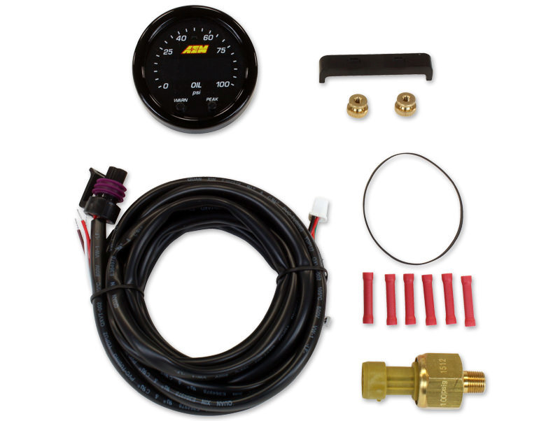 Aem Electronics - X-Series Pressure Gauge 0-100psi