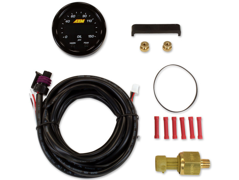 Aem Electronics - X-Series Oil Pressure Gauge 0-150psi