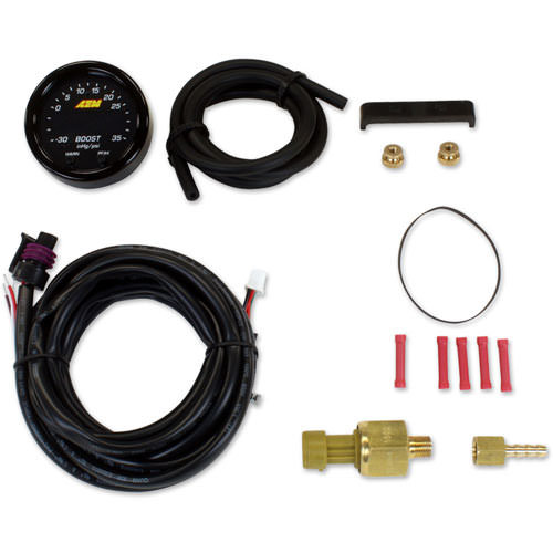 Aem Electronics - X-Series Boost Pressure Gauge -30-60psi