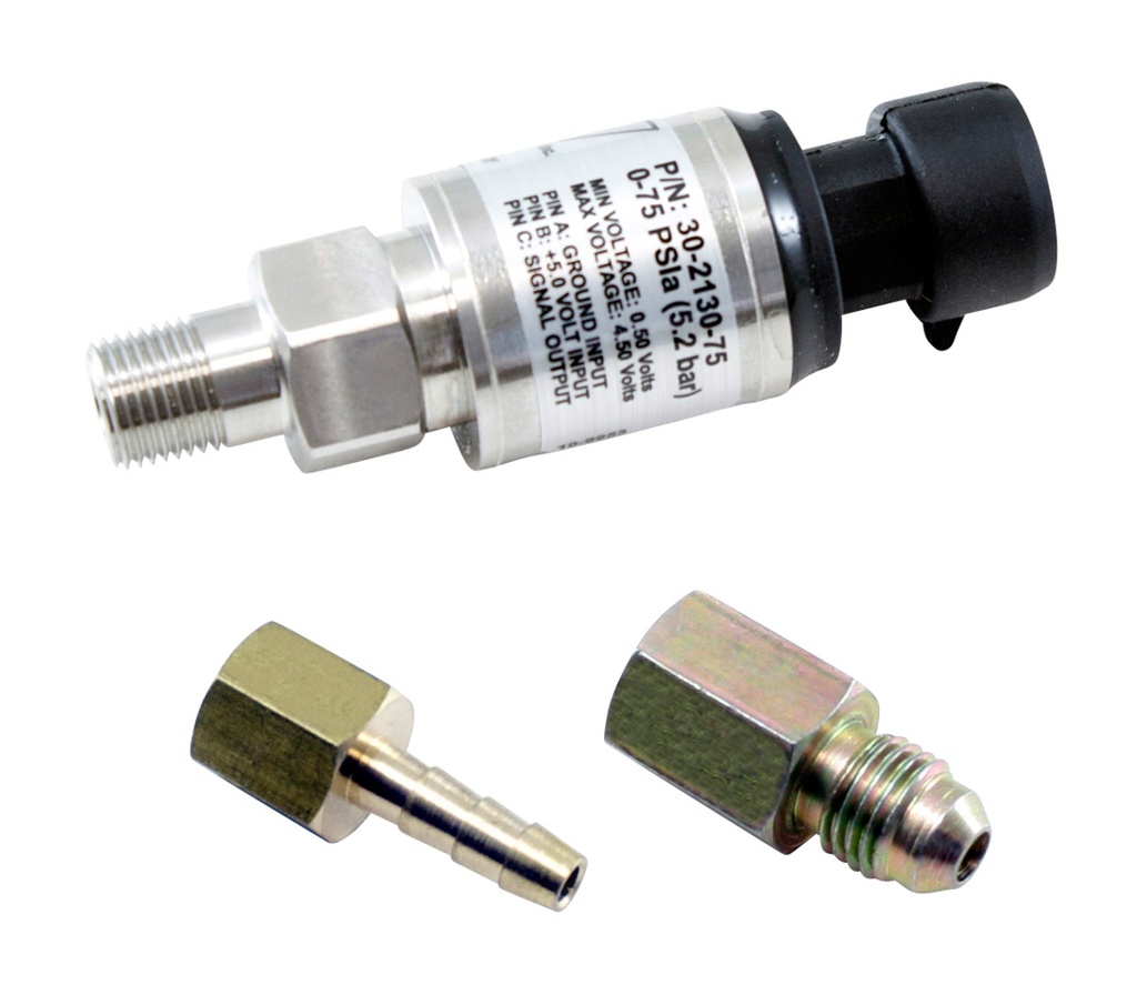 Aem Electronics - 75psi Or 5 Bar Stainless Sensor Kit