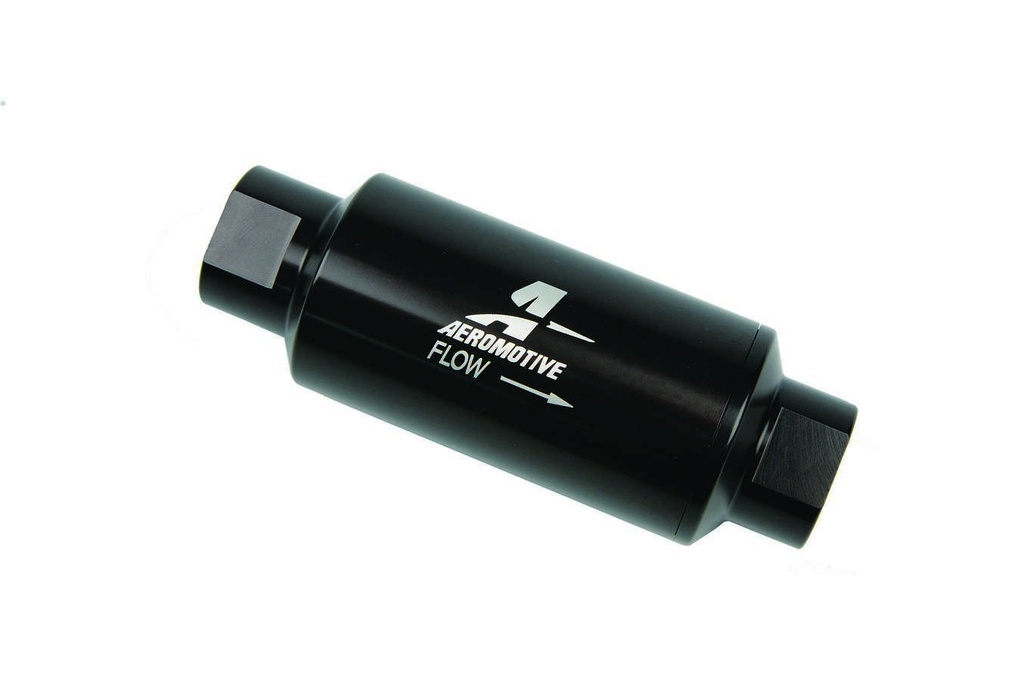 Inline Fuel Filter - 100 Micron - Black
