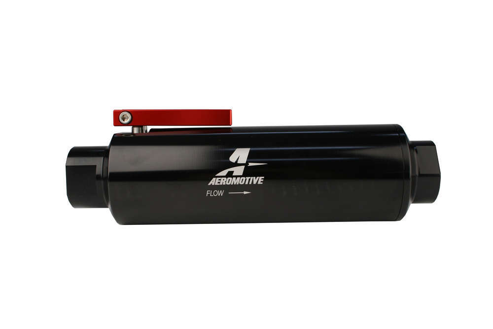 Aeromotive Fuel Filter With Shut-Off Valve -12AN