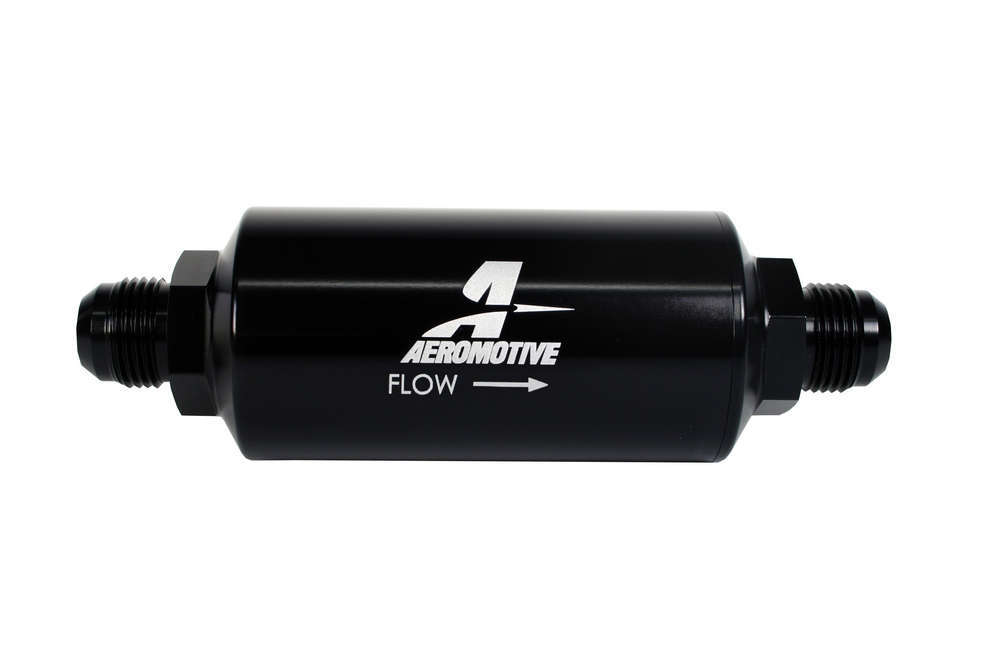 10An Inline Fuel Filter - 40 Micron 2In Od Black