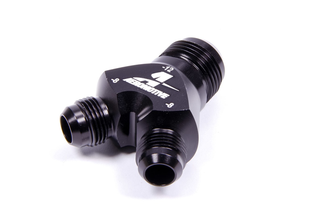 Y-Block Fitting - 12an To 2 x -8an