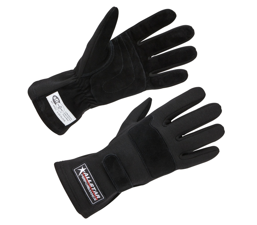 Allstar Performance - Driving Gloves SFI 3.3/5 D/L Black Medium
