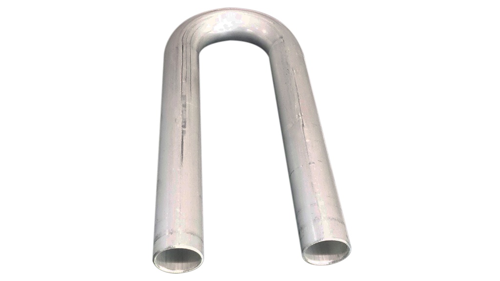 Woolf Aircraft Products - Aluminum Bent Elbow 1.250 180-Degree