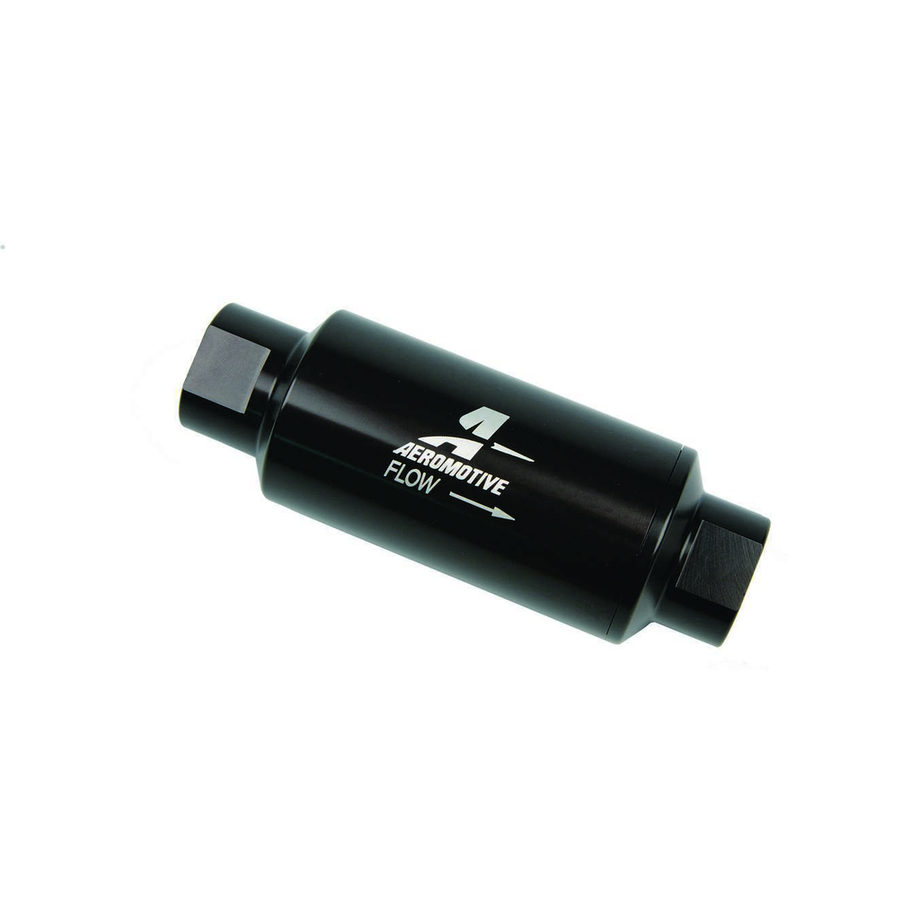 [AFS12324] Inline Fuel Filter - 100 Micron - Black
