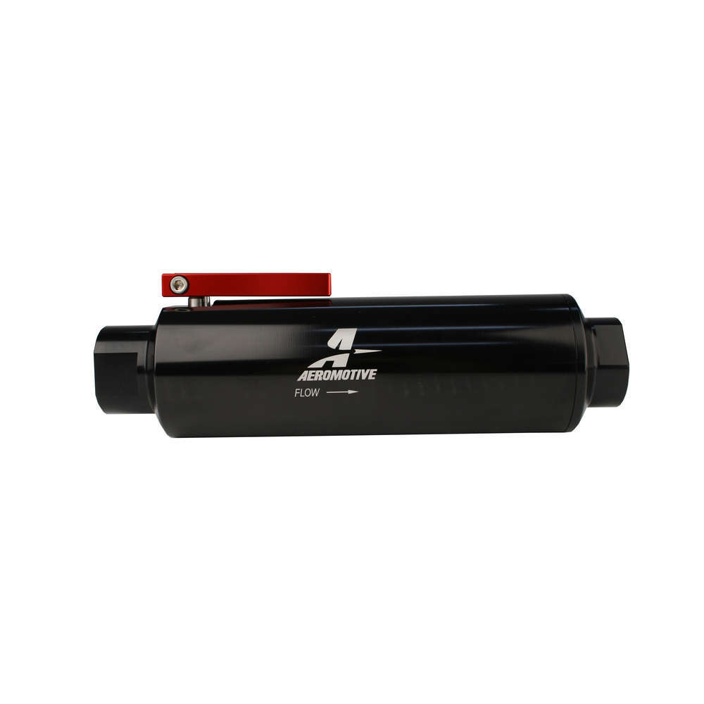 [AFS12332] Aeromotive Fuel Filter With Shut-Off Valve -12AN