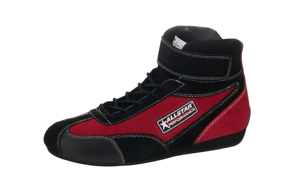 [ALL918734] Allstar Performance - Driving Shoes Black/Red SFI3.3/5 Pro Series 13.0