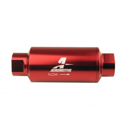 [AFS12340] #10-Orb Fuel Filter Inline 10 Micron Red