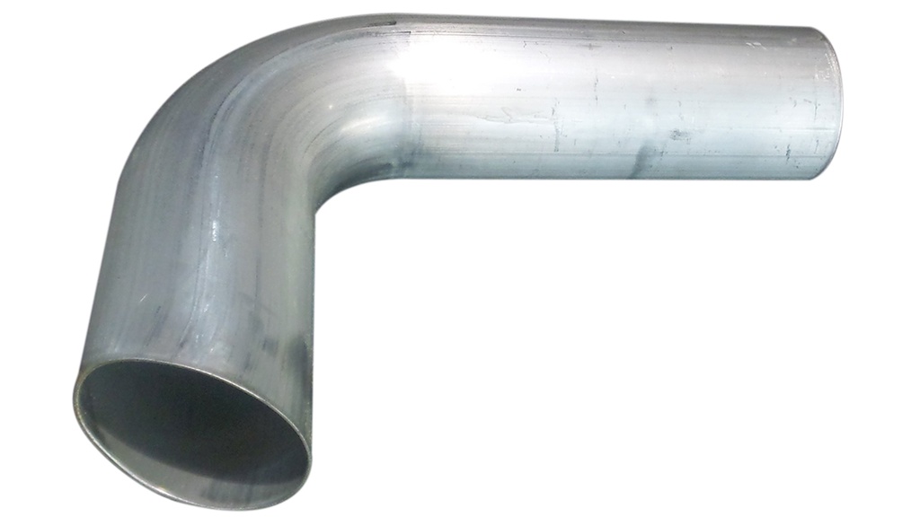 Woolf Aircraft Products - Aluminum Bent Elbow 4.000 90-Degree
