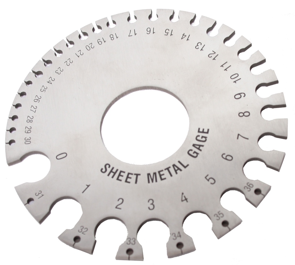 Woodward Fab - Sheet Metal Thickness Gauge