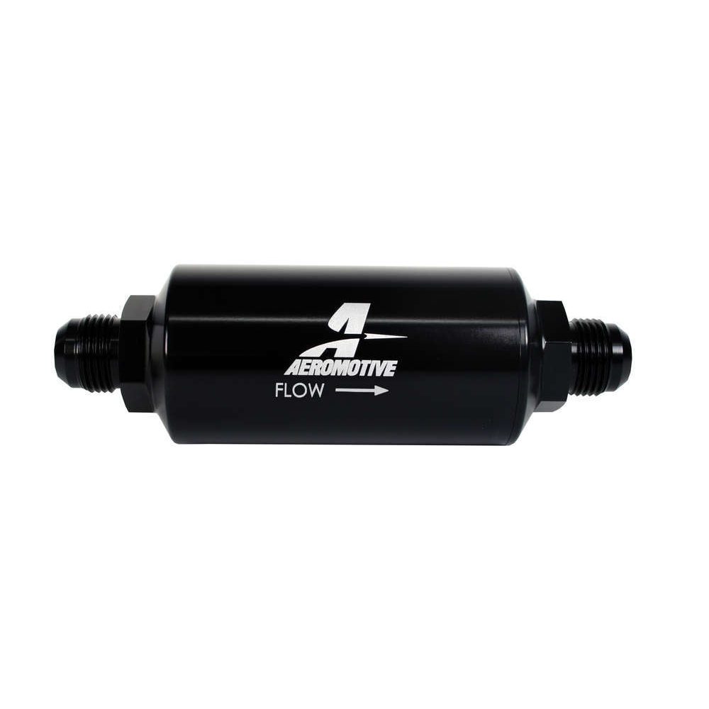 [AFS12388] 10An Inline Fuel Filter - 40 Micron 2In Od Black