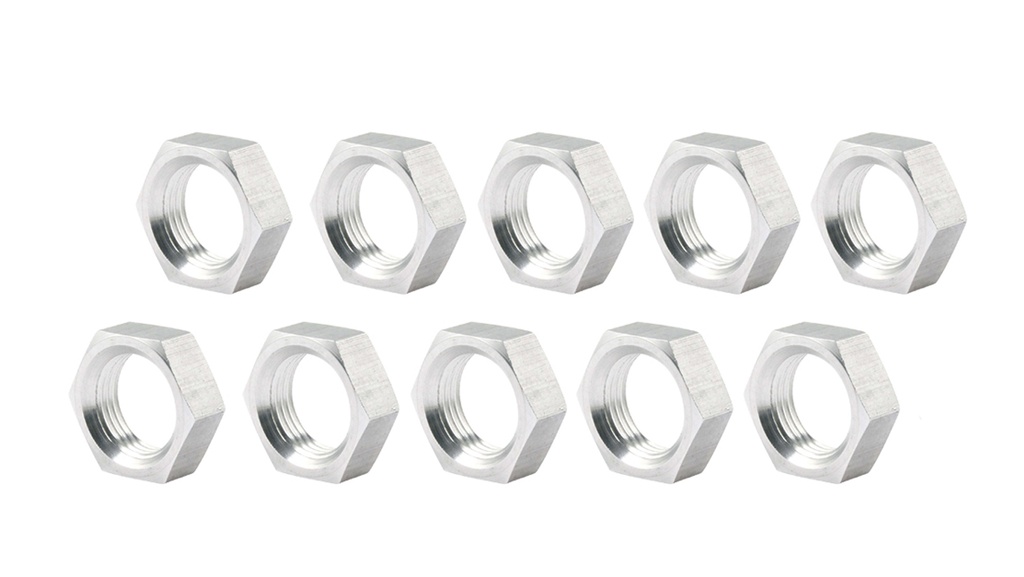 Allstar Performance - 5/8-18 RH Alum Jam Nuts Thin O.D. 10pk