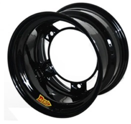 Aero Race Wheels - Wheel 15x10 4in Wide 5 Black W/ Pin Stripe