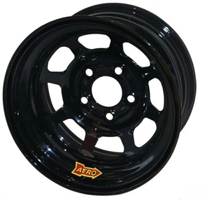 Aero Race Wheels - 15x10 4in. 4.75 Black