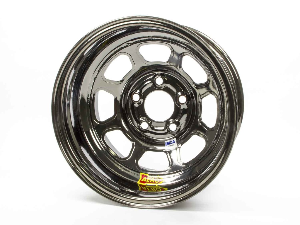 Aero Race Wheels - 15x8 2in 5.00 Black Chrome