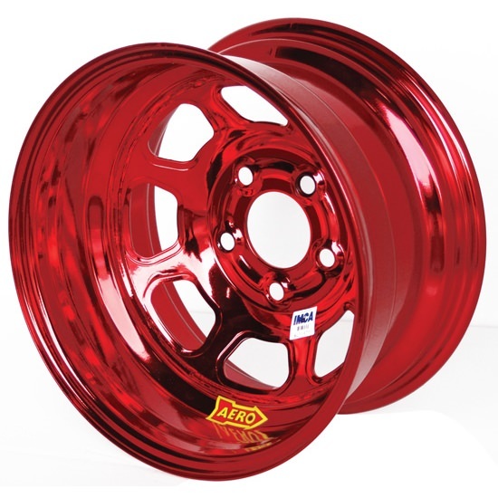 Aero Race Wheels - 15x8 2in 5.00 Red Chrome