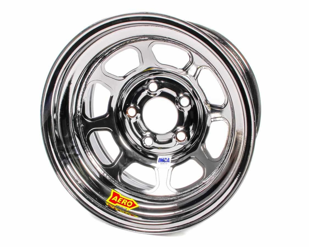 Aero Race Wheels - 15x8 3in 5.00 Black Chrome