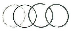 Wiseco - GF Style Single Piston Ring Set - 4.030