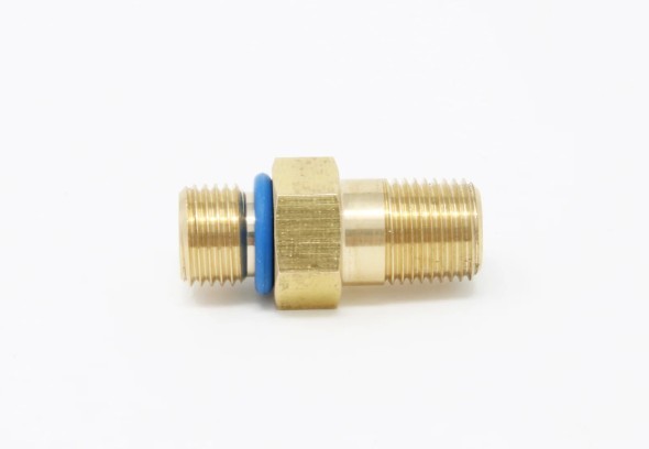 Aeromotive-Adapter 10mm x 1.0 Male to 1/8-MNPT Brass