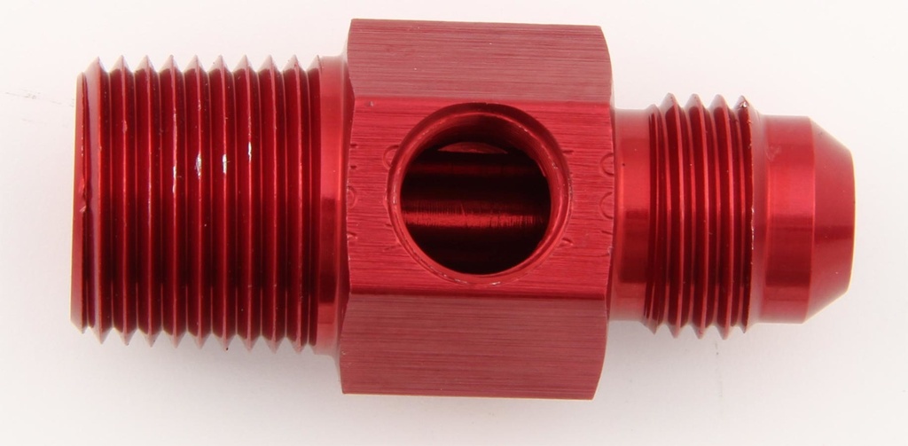 XRP-Xtreme Racing Prod. - #6 To 3/8 NPT Fuel Press Adapter W/ 1/8 NPT Port