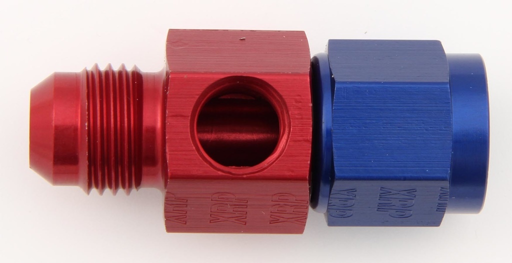 Xrp-Xtreme Racing Prod. - #6 To #6 Fem Fuel Press Adapter W/ 1/8 Npt Port