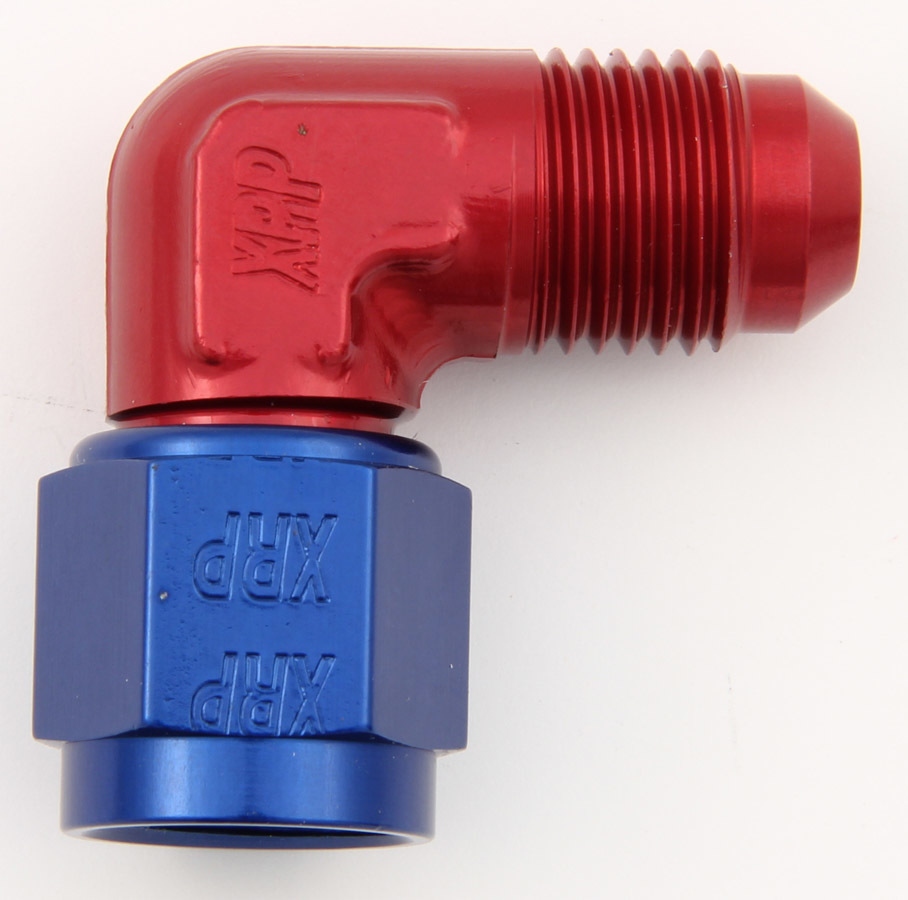 Xrp-Xtreme Racing Prod - #8 90 Deg Fem Swivel to Male Flr Forged Fitting