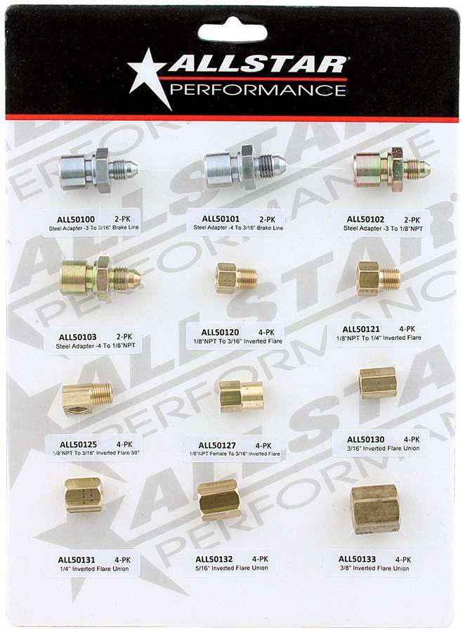 [ALL082] Allstar Performance - Brake Fitting Display 3 Of 4