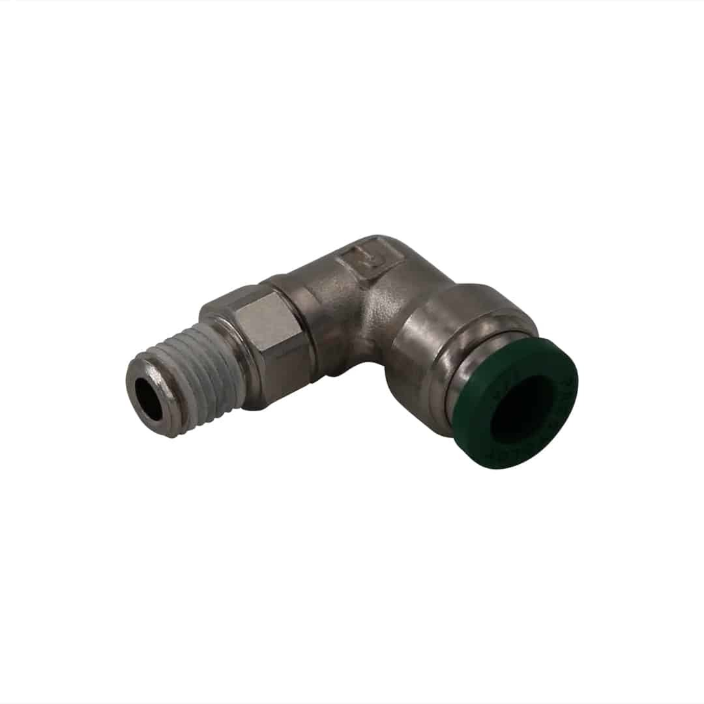 Adapter Fitting 1/16NPT To 1/4 Tube 90-Degree