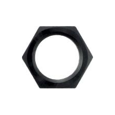 XRP-Xtreme Racing Prod. - #10 Bulkhead Nut-Alm. Black