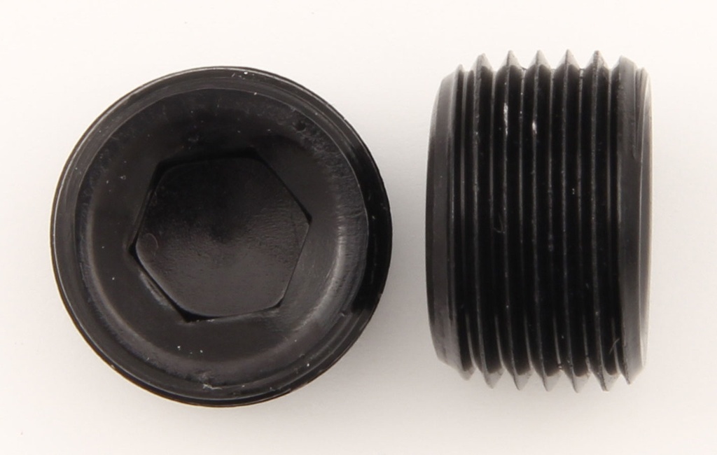 Xrp-Xtreme Racing Prod - 1/8in Allen Head Pipe Plug (2pk) Black